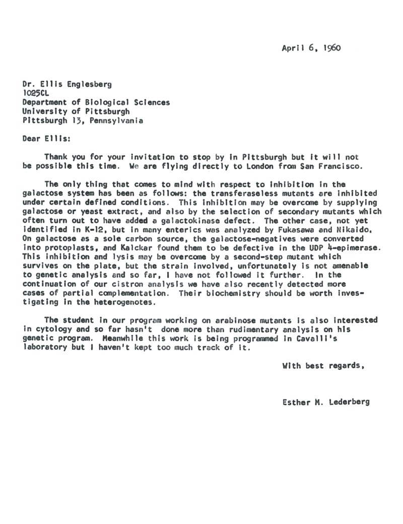 d0065 EML to EllisEnglesberg (galactokinase defects of Fukasawa&Nikaido, UDP 4-epimerase defects of Kalckar) 4-6-60 59-61